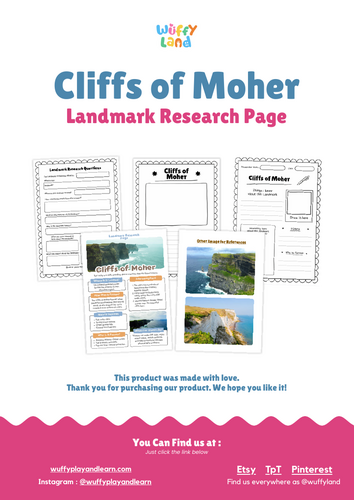 Cliffs of Moher Landmark Research Project | Ireland Geography ...