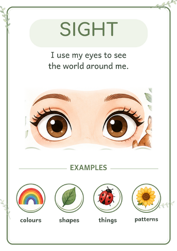 Five Senses Classroom Display Posters | 2 Styles | EYFS & KS1 Science ...