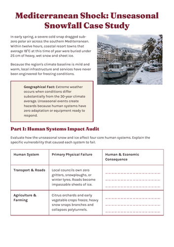 KS3 Geography | What Is Extreme Weather? | PowerPoint & Differentiated ...