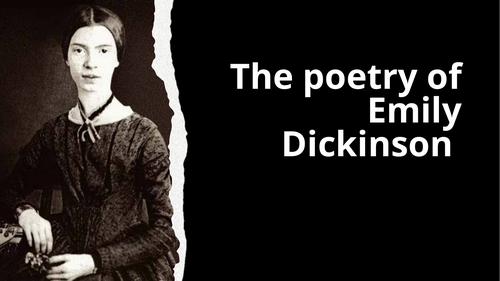 The poetry of Emily Dickinson | Teaching Resources