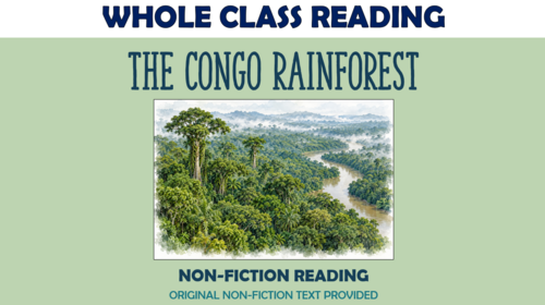 The Congo Rainforest - Whole Class Reading Lesson!