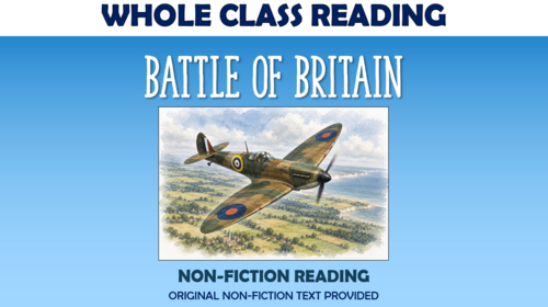 The Battle of Britain - Whole Class Reading Lesson!