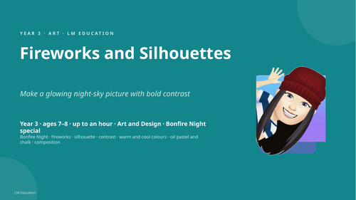 Fireworks and Silhouettes | Year 3 Art PowerPoint Lesson | Teaching ...