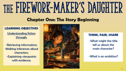 The Firework Maker's Daughter - Chapter 1 - Double Lesson!
