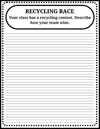 World Environment Day Writing Prompts | 30 Printable Worksheets for ...