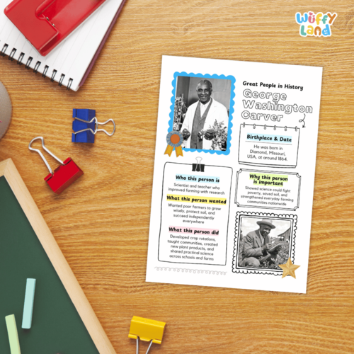 George Washington Carver Research Project | Biography Worksheets ...