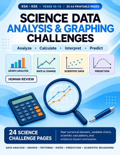 Science Data Analysis & Graphing Challenges KS4–KS5 Scientific Data ...