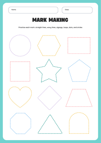 Mark Making - Magic Marks | Teaching Resources