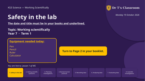 KS3 Activate Working Scientifically Complete Topic Bundle | Teaching ...