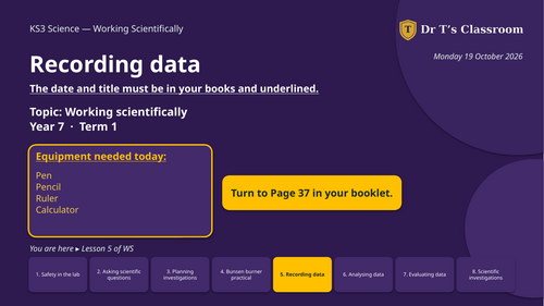 KS3 Activate Working Scientifically Complete Topic Bundle | Teaching ...