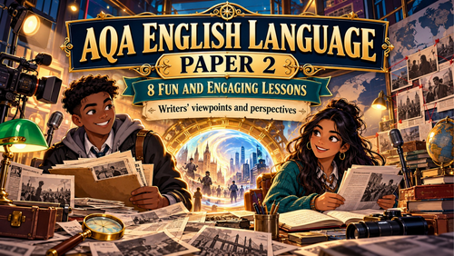 AQA - ENGLISH LANGUAGE PAPER 2 - FUN AND ENGAGING LESSONS X 8 TO ...