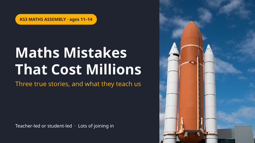 Maths Mistakes KS3 Assembly – true stories, units and growth mindset ...