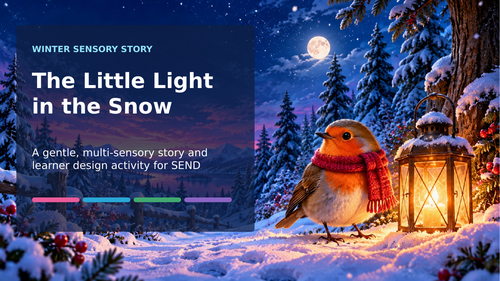 The Little Light in the Snow | Winter Sensory Story PowerPoint for SEND ...