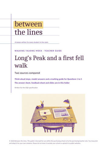 Language Paper 2 walking talking mock: Isabella Bird on Long's Peak and ...