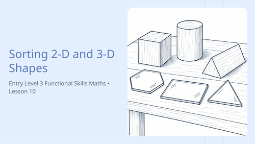 Entry Level 3 Functional Skills Maths: Using common measures, shape and space L10