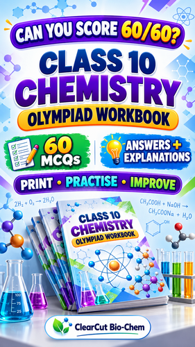 Class 10 Chemistry Olympiad Workbook | 60 MCQs, Answers & Explanations ...