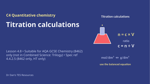 C4 Chemical Calculations BUNDLE (AQA 1-9 GCSE Combined Trilogy ...