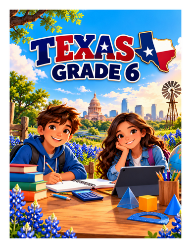 Texas Grade 6 STAAR Reading, Writing & Math Workbook | Teaching Resources