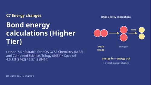 C7 Energy Changes BUNDLE (AQA 1-9 GCSE Combined Trilogy & Separate ...