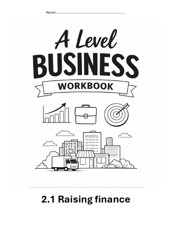 Edexcel A Level Business Theme 2 workbooks | Teaching Resources