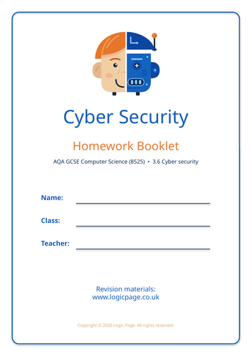 AQA GCSE Computer Science 3.6 Cyber Security Complete Unit of Work ...