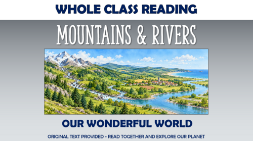 Mountains and Rivers - KS1 Whole Class Reading Lesson!