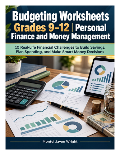 Budgeting Worksheets for High School | Personal Finance and Financial ...