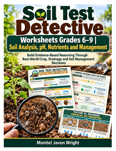Soil Testing Worksheets Grades 6–9 | Soil pH, Nutrients, Texture ...