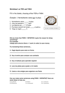 Por and Para worksheet | Teaching Resources