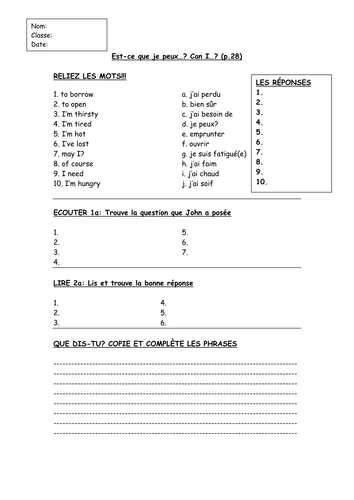comment on dit est ce que tu peux en anglais