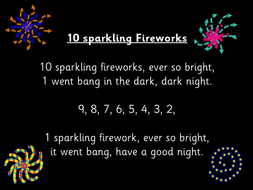 fireworks sparkling rhyme tes song bonfire night kids resources teaching number choose board