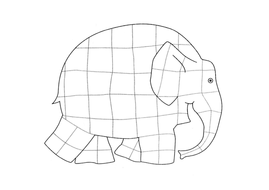 Download Elmer colouring in sheet | Teaching Resources