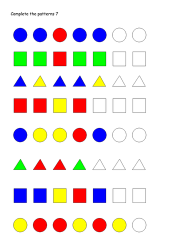 Introduction to Sequences and Patterns Resources | Tes