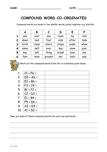 Compound Words by jamakex - Teaching Resources - TES