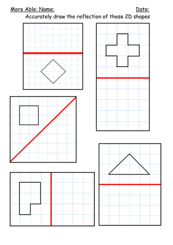 reflection-of-shapes-teaching-resources