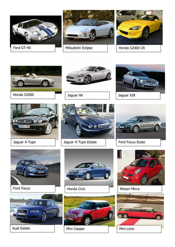 classification essay cars