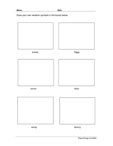 weather symbols by NGfLCymru - Teaching Resources - TES