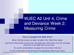 Measuring Crime | Teaching Resources