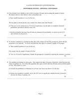 A-level (Post 16) Statistics Revision Worksheets by mohmahm - UK