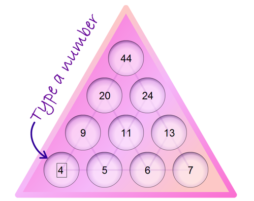 NRICH - More Number Pyramids | Teaching Resources