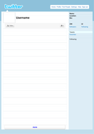 Twitter Template by tafkam - Teaching Resources - Tes