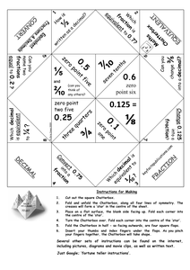 Equivalent Fractions & Decimals - Chatterbox by chris1962 - UK Teaching