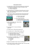 Proportion worksheet level 5 | Teaching Resources