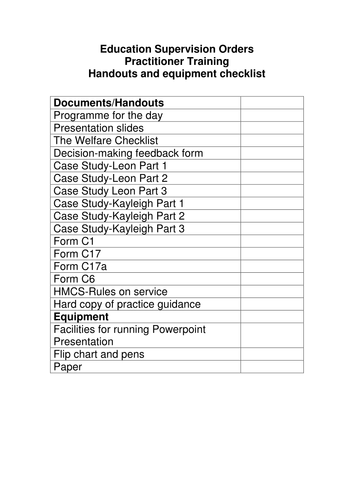 Education Supervision Orders by NationalChildrensBureau - Teaching