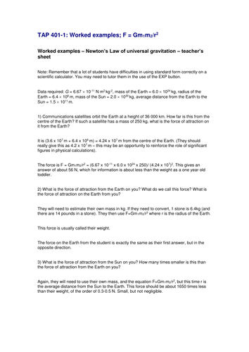 Gravitational Potential Energy | Teaching Resources