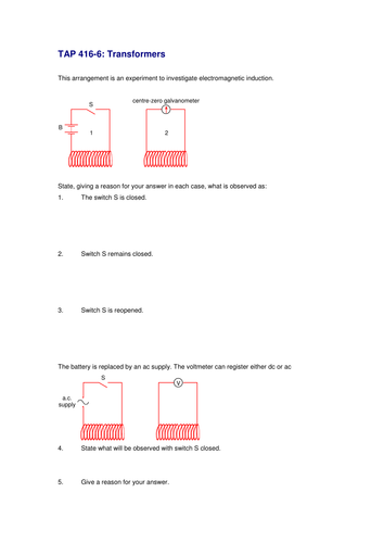 Generators and Transformers | Teaching Resources