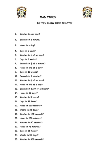 time by shahira - Teaching Resources - TES