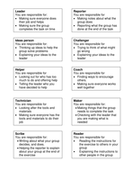 Group work role cards by makesensetraining | Teaching Resources