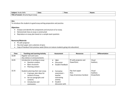 Planning and Structuring an Essay by Deborandum - Teaching Resources - Tes