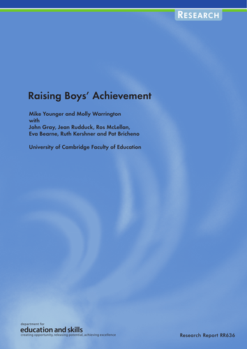 Teachers TV: Raising Boys' Achievement - Part 2 | Teaching Resources